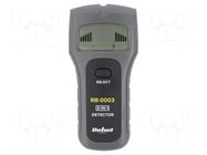 Non-contact detection of metal, voltage and wood; 90÷250VAC Rebel