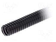 Protective tube; Size: 32; PVC; black; L: 30m; 320N; Øint: 32mm PAWBOL