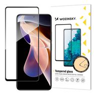 Wozinsky super tough full glue tempered glass full screen with frame case friendly xiaomi redmi note 11 pro + / 11 pro black, Wozinsky