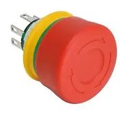 E-STOP SW, SPST-NO, DPST-NC, 3A, 125VAC