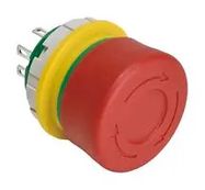 E-STOP SW, SPST-NO, DPST-NC, 3A, 125VAC