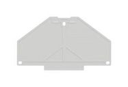 END PLATE, POLYCARBONATE, GRAY