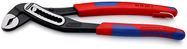 KNIPEX 88 02 250 T BK Alligator® Water Pump Pliers with slim multi-component grips, with integrated tether attachment point for a tool tether black atramentized 250 mm (self-service card/blister)