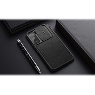 Nillkin Qin Leather Pro Case Case for Samsung Galaxy S22+ (S22 Plus) Camera Protector Holster Cover Flip Case Black, Nillkin