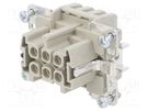 Connector: HDC; contact insert; female; EPIC H-BE; PIN: 6; 6+PE LAPP