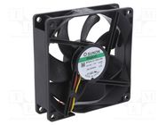 Fan: DC; axial; 12VDC; 92x92x25mm; 67m3/h; 28dBA; Vapo; Out: F type 