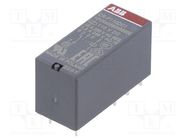 Relay: electromagnetic; SPDT; Ucoil: 110VDC; 16A; CR-P; max.250VAC ABB