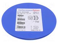 Markers; Marking: V; 1÷3mm; PVC; yellow; -65÷105°C; leaded; HGDC1-3 HELLERMANNTYTON
