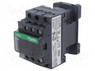 Contactor: 3-pole; NO x3; Auxiliary contacts: NO + NC; 380VAC; 18A SCHNEIDER ELECTRIC
