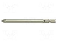 Screwdriver bit; Pozidriv®; PZ3; Overall len: 89mm WERA
