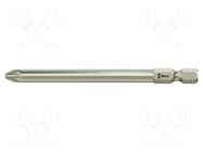 Screwdriver bit; Pozidriv®; PZ3; Overall len: 89mm WERA