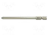 Screwdriver bit; Pozidriv®; PZ1; Overall len: 89mm WERA