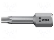 Screwdriver bit; Torx®; TX15; 1/4"; Overall len: 25mm; TORSION WERA