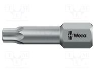 Screwdriver bit; Torx®; TX07; Overall len: 25mm; TORSION WERA