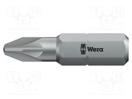 Screwdriver bit; Pozidriv®; PZ3; Overall len: 32mm WERA