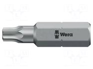 Screwdriver bit; Torx® PLUS; 15IP; 1/4"; Overall len: 25mm WERA
