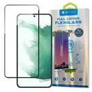Bestsuit 3D Edge Nano Flexi Glass Glass Film Full Screen Tempered Glass With Frame For Samsung Galaxy S22 + (S22 Plus) Transparent, Bestsuit
