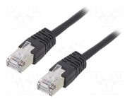 Patch cord; RJ45 plug,both sides; F/UTP; 5e; stranded; CCA; PVC GEMBIRD