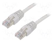 Patch cord; RJ45 plug,both sides; F/UTP; 5e; stranded; CCA; PVC GEMBIRD