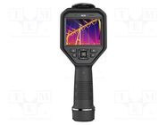 Infrared camera; LCD 3,5"; 384x288; 9Hz; laser; -20÷550°C; IP54 HIKMICRO