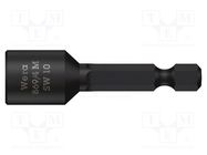 Screwdriver bit; 6-angles socket; Socket: HEX 12mm; with magnet WERA