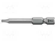 Screwdriver bit; square,Square-Plus; RB0; Overall len: 50mm WERA