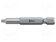 Screwdriver bit; square; RB2; Overall len: 50mm; BiTorsion WERA