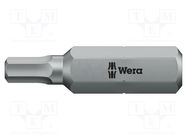 Screwdriver bit; Hex Plus key; HEX 8mm; Overall len: 30mm WERA