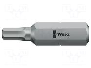 Screwdriver bit; Hex Plus key; HEX 5mm; Overall len: 30mm; 5/16" WERA