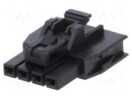 Connector: wire-board; plug; female; PIN: 4; Nano-Fit; UL94V-0; 1x4 MOLEX