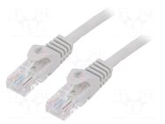 Patch cord; RJ45 plug,both sides; U/UTP; 6; stranded; CCA; PVC GEMBIRD