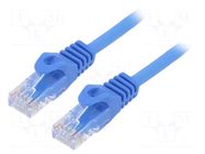 Patch cord; RJ45 plug,both sides; U/UTP; 6; stranded; CCA; PVC GEMBIRD