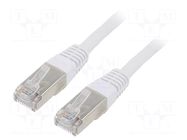 Patch cord; RJ45 plug,both sides; F/UTP; 6; stranded; CCA; 10m; PVC GEMBIRD