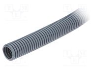 Protective tube; Size: 17; polyamide; grey; -40÷120°C; Øint: 16.5mm HUMMEL
