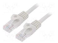 Patch cord; RJ45 plug,both sides; U/UTP; 6; stranded; CCA; PVC GEMBIRD
