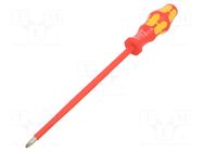 Screwdriver: insulated; Pozidriv®; PZ2; Blade length: 200mm WERA