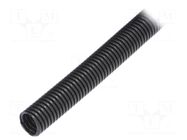 Protective tube; Size: 21; polyamide 6; black; SILVYN® RILL; reel LAPP