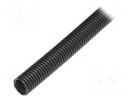 Protective tube; Size: 21; polyamide 6; black; SILVYN® RILL; reel LAPP