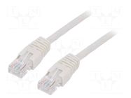 Patch cord; RJ45 plug,both sides; U/UTP; 5e; stranded; CCA; PVC GEMBIRD