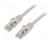 Patch cord; F/UTP; 6; stranded; CCA; LSZH; 5m; RJ45 plug,both sides GEMBIRD