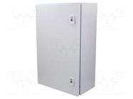 Enclosure: wall mounting; X: 380mm; Y: 600mm; Z: 210mm; AX; steel RITTAL