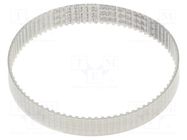 Timing belt; T2.5; W: 10mm; H: 1.3mm; Lw: 210mm; Tooth height: 0.7mm OPTIBELT