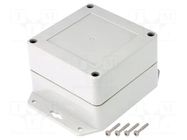 Enclosure: multipurpose; X: 90mm; Y: 90mm; Z: 60mm; ZP; ABS; gasket KRADEX