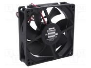 Fan: DC; axial; 24VDC; 92x92x25mm; 67.8m3/h; 25dBA; ball bearing PANASONIC