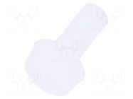 Screw; M2.5x6; 0.45; Head: cheese head; slotted; 0.7mm; polyamide DREMEC