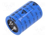 Capacitor: electrolytic; SNAP-IN; 470uF; 400VDC; Ø30x45mm; ±20% VISHAY