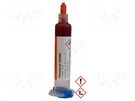 Agent: epoxy adhesive; syringe; red; temperature; 45Pas; 10g PERMACOL