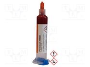 Agent: epoxy adhesive; syringe; red; temperature; 45Pas; 10g PERMACOL