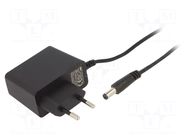 Power supply: switching; mains,plug-in; 15VDC; 1A; 15W; 84.1% ESPE