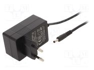 Power supply: switching; mains,plug; 5VDC; 4A; 20W; Plug: EU; 84% ESPE